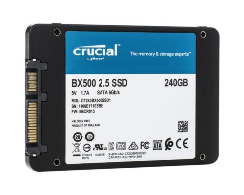 SSD Crucial BX500 240GB 2.5'' SATA 3D NAND (CT240BX500SSD1)