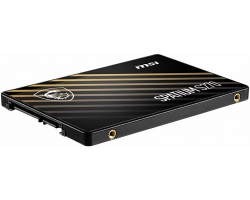 Жесткий диск SSD MSI S270 120Гб Наличие SATA 3.0 3D NAND Скорость записи 360 Мб/сек. Скорость чтения 500 Мб/сек. 2,5