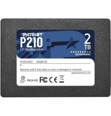 Жесткий диск SSD PATRIOT P210 2Тб Наличие SATA 3.0 3D NAND Скорость записи 430 Мб/сек. Скорость чтения 520 Мб/сек. 2,5
