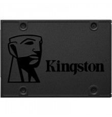 Жесткий диск SSD KINGSTON A400 960Гб Наличие SATA 3.0 3D NAND Скорость записи 450 Мб/сек. Скорость чтения 500 Мб/сек. 2,5