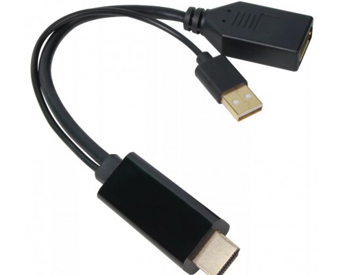 Кабель а/в VCOM CG599E-0.15M 0.15m м HDMI M, DisplayPort F CG599E-0.15M