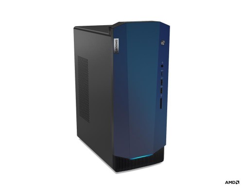 Персональный компьютер LENOVO IdeaCentre Gaming5 14ACN6 игровой Tower CPU Ryzen 5 5600G 3900 МГц 16Гб DDR4 3200 МГц 512Гб NVIDIA GeForce GTX 1650 SUPER 4Гб нет DVD ENG без ОС черный Аксессуары в компл