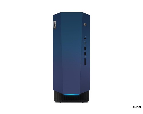 Персональный компьютер LENOVO IdeaCentre Gaming5 14ACN6 игровой Tower CPU Ryzen 5 5600G 3900 МГц 16Гб DDR4 3200 МГц 512Гб NVIDIA GeForce GTX 1650 SUPER 4Гб нет DVD ENG без ОС черный Аксессуары в компл