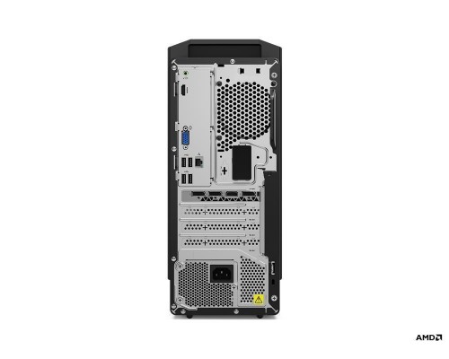 Персональный компьютер LENOVO IdeaCentre Gaming5 14ACN6 игровой Tower CPU Ryzen 5 5600G 3900 МГц 16Гб DDR4 3200 МГц 512Гб NVIDIA GeForce GTX 1650 SUPER 4Гб нет DVD ENG без ОС черный Аксессуары в компл