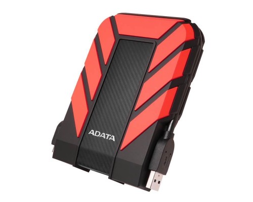 Внешний жесткий диск ADATA 2Тб USB 3.1 Цвет красный AHD710P-2TU31-CRD