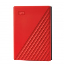 Внешний жесткий диск WESTERN DIGITAL My Passport 4Тб Наличие USB 2.0 Наличие USB 3.0 USB 3.2 Цвет красный WDBPKJ0040BRD-WESN                                                                                                                              