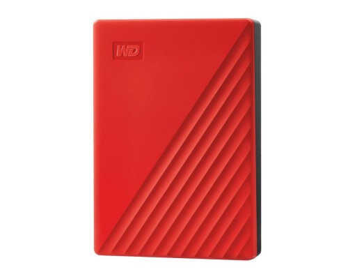 Внешний жесткий диск WESTERN DIGITAL My Passport 4Тб Наличие USB 2.0 Наличие USB 3.0 USB 3.2 Цвет красный WDBPKJ0040BRD-WESN