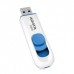 Флэш-диск USB 2.0  16Gb A-Data C008 AC008-16G-RWE White&Blue