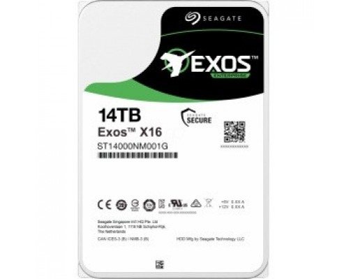 Жесткий диск SATA 14TB 7200RPM 6GB/S 256MB ST14000NM001G SEAGATE