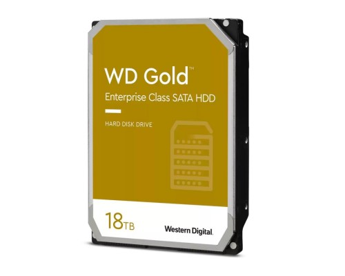 Жесткий диск SATA 18TB 7200RPM 6GB/S 512MB GOLD WD181KRYZ WDC