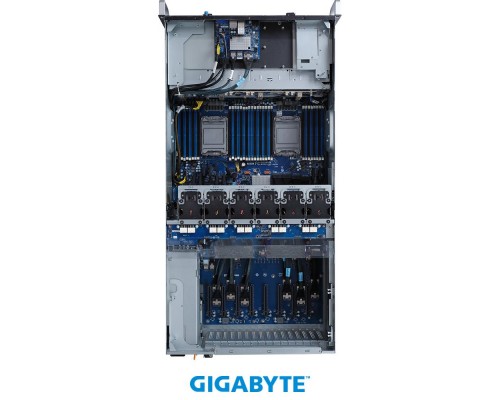 Серверная платформа 4U GPU 12BAY G492-H80 GIGABYTE