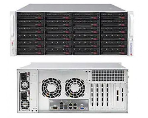 Платформа системного блока SSG-6049P-E1CR24L 4U Rackmount  CSE-846BE1C-R1K23B  X11DPH-T 10xSATA3 ports; RAID 0,1,5,10