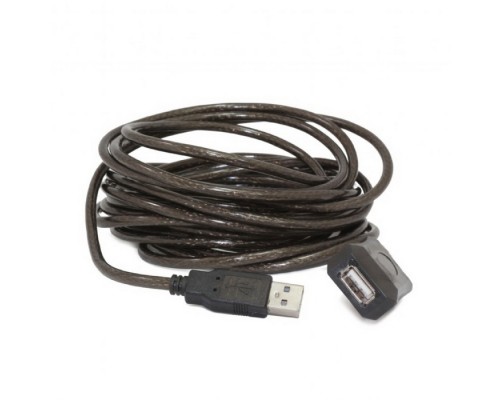 Кабель удлинитель USB 2.0 активный Cablexpert UAE-01-10M AM/AF, 10м   (083690)