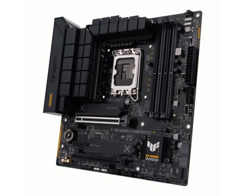 Материнская плата TUF GAMING B760M-PLUS D4 /LGA1700,B760,USB3.2GEN 2X2,MB (90MB1DI0-M0EAY0) /LGA1700,B760,USB3.2GEN 2X2,MB (90MB1DI0-M0EAY0)