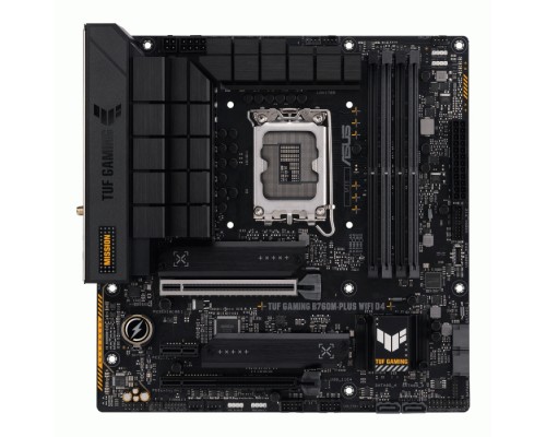 Материнская плата TUF GAMING B760M-PLUS WIFI D4 /LGA1700,B760,USB3.2GEN2X2,WIFI 6,MB (90MB1DG0-M0EAY0) /LGA1700,B760,USB3.2GEN2X2,WIFI 6,MB (90MB1DG0-M0EAY0)