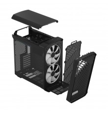 Корпус Fractal Design Torrent Compact RGB Black TG Light Tint / E-ATX, TG / 2x180mm RGB fans inc. / FD-C-TOR1C-02                                                                                                                                         