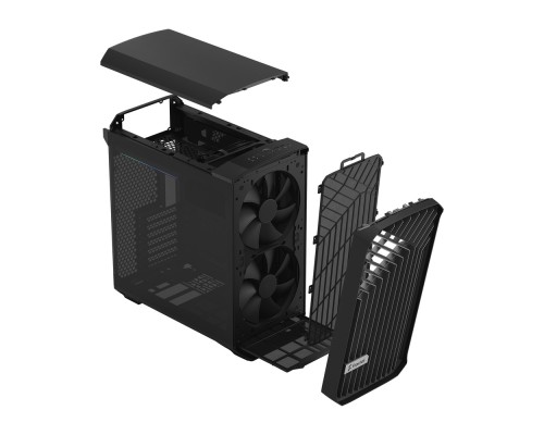 Корпус Fractal Design Torrent Compact Black TG Dark Tint / E-ATX, TG / 2x180mm fans inc. / FD-C-TOR1C-01