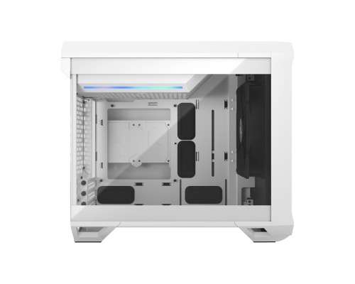 Корпус Fractal Design Torrent Nano White TG Clear Tint / mITX, TG / 1x180mm fan inc. / FD-C-TOR1N-03