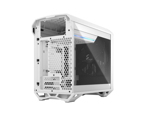 Корпус Fractal Design Torrent Nano White TG Clear Tint / mITX, TG / 1x180mm fan inc. / FD-C-TOR1N-03