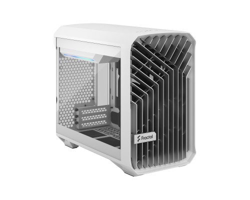 Корпус Fractal Design Torrent Nano White TG Clear Tint / mITX, TG / 1x180mm fan inc. / FD-C-TOR1N-03