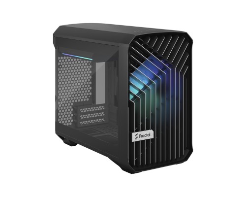 Корпус Fractal Design Torrent Nano RGB Black TG Light Tint / mITX, TG / 1x180mm RGB fan inc. / FD-C-TOR1N-02