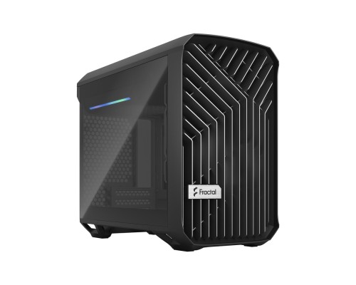 Корпус Fractal Design Torrent Nano Black TG Dark Tint / mITX, TG / 1x180mm fan inc. / FD-C-TOR1N-01