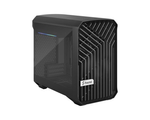 Корпус Fractal Design Torrent Nano Black TG Dark Tint / mITX, TG / 1x180mm fan inc. / FD-C-TOR1N-01