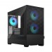 Корпус Fractal Design Pop Mini Air RGB Black TG Clear Tint / mATX / FD-C-POR1M-06