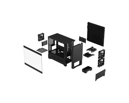 Корпус Fractal Design Pop Mini Silent Black TG Clear Tint / mATX / FD-C-POS1M-02