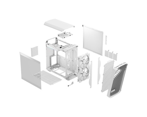 Корпус Fractal Design Torrent Compact RGB White TG Clear Tint / FD-C-TOR1C-05