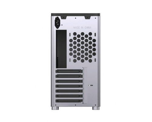 Корпус JONSBO D40 Silver без БП, боковая панель из закаленного стекла, mini-ITX, micro-ATX, ATX, серебристый