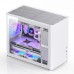 Корпус JONSBO D30 White без БП, боковая панель из закаленного стекла, mini-ITX, micro-ATX, белый