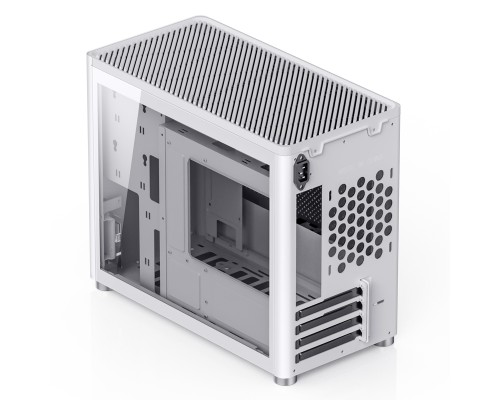 Корпус JONSBO D30 White без БП, боковая панель из закаленного стекла, mini-ITX, micro-ATX, белый