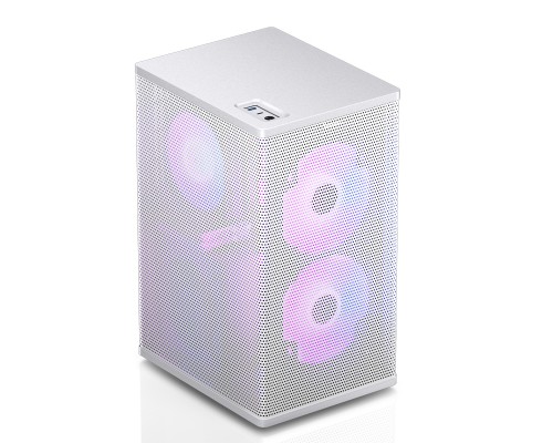 Корпус JONSBO VR3 White без БП, mini-ITX, белый