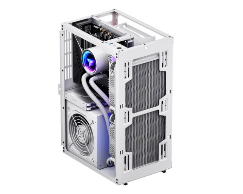 Корпус JONSBO VR3 White без БП, mini-ITX, белый