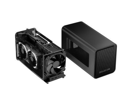 Корпус JONSBO V11 Black без БП, mini-ITX, SFX, черный