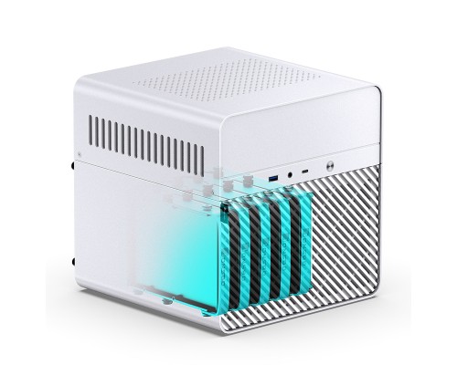 Корпус JONSBO N2 White без БП, mini-ITX, SFX, белый