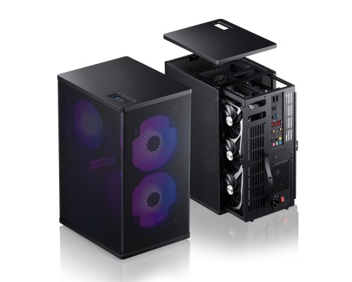 Корпус JONSBO VR3 Black без БП, mini-ITX, черный