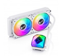 Комплект водяного охлаждения JONSBO TW6 240 ARGB White LGA 2011/1700/1200/115X/AM4 (6шт/кор, TDP 260W, ARGB FAN and PUMP, PWM, DUAL FAN 120mm, белый) RET                                                                                                 