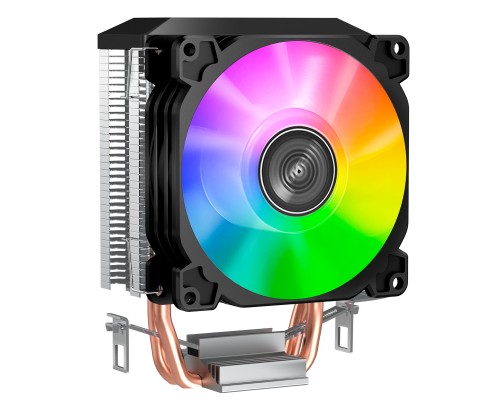 Кулер JONSBO CR-1200E LGA1700/1200/115X/AM4 (40шт/кор, TDP 95W, 92mm Dynamic Multi-Color LED Fan, 2 тепловые трубки, 3-pin) Retail