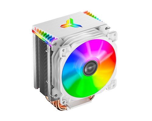 Кулер JONSBO CR-1400 White LGA1700/1200/115X/AM4 (24шт/кор, TDP 130W, PWM, 92mm ARGB Fan, 4 тепловые трубки, 4-pin, белый) Retail