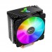 Кулер JONSBO CR-1000 ARGB LGA1700/1200/115X/AM4 (24шт/кор, TDP 180W, PWM, 120mm ARGB Fan, 4 тепловые трубки, 4-pin) Retail