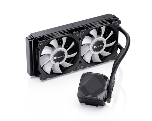 Комплект водяного охлаждения JONSBO TW6 240 ARGB Black LGA 2011/1700/1200/115X/AM4 (6шт/кор, TDP 260W, ARGB FAN and PUMP, PWM, DUAL FAN 120mm) RET