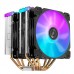 Кулер JONSBO CR-2000GT LGA1700/1200/115X/AM4 (12шт/кор, TDP 230W, PWM, 2 x 120mm ARGB Fan, 6 тепловых трубок, 4-pin) Retail