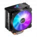 Кулер JONSBO CR-1000 PRO LGA1700/1200/115X/AM4 (24шт/кор, TDP 210W, PWM, 120mm Dynamic Multi-Color LED Fan, 6 тепловых трубок, 4-pin) Retail