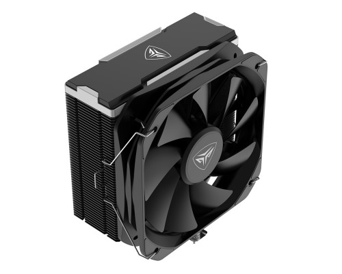 Кулер PCCooler K4 BK  S115X/1200/1700/AM4/AM5 (20 шт/кор, TDP 230W, 130mm PWM FAN, 4 тепловые трубки 6мм, 400-1600RPM, 18-29dBa)