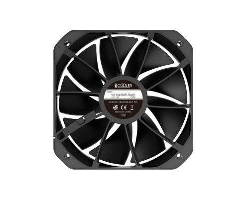 Кулер PCCooler K4 BK  S115X/1200/1700/AM4/AM5 (20 шт/кор, TDP 230W, 130mm PWM FAN, 4 тепловые трубки 6мм, 400-1600RPM, 18-29dBa)