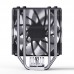 Кулер JONSBO PISA A4 Grey LGA1700/1200/115X/AM5/AM4 (12шт/кор, TDP 250W, PWM, 120mm Black Fan, 4 тепловых трубок, 4-pin) Retail