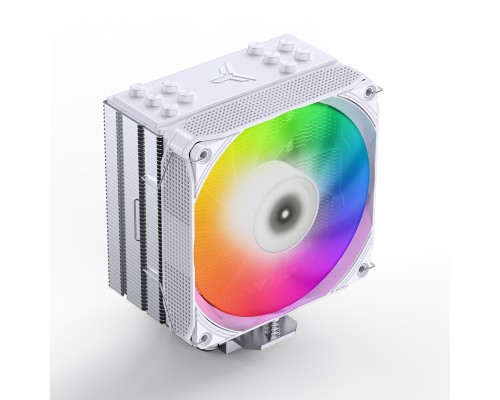 Кулер JONSBO PISA A5 ARGB White LGA1700/1200/115X/AM5/AM4 (12шт/кор, TDP 265W, PWM, 120mm ARGB Fan, 5 тепловых трубок, 4-pin, белый) Retail