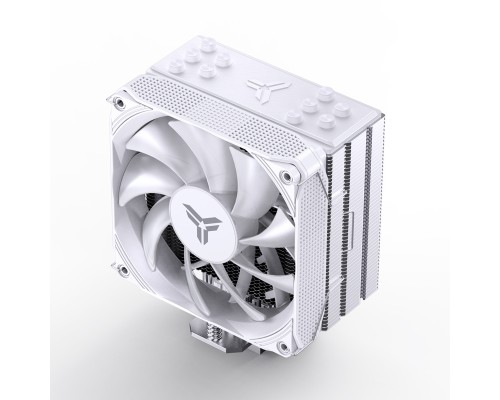 Кулер JONSBO PISA A5 ARGB White LGA1700/1200/115X/AM5/AM4 (12шт/кор, TDP 265W, PWM, 120mm ARGB Fan, 5 тепловых трубок, 4-pin, белый) Retail